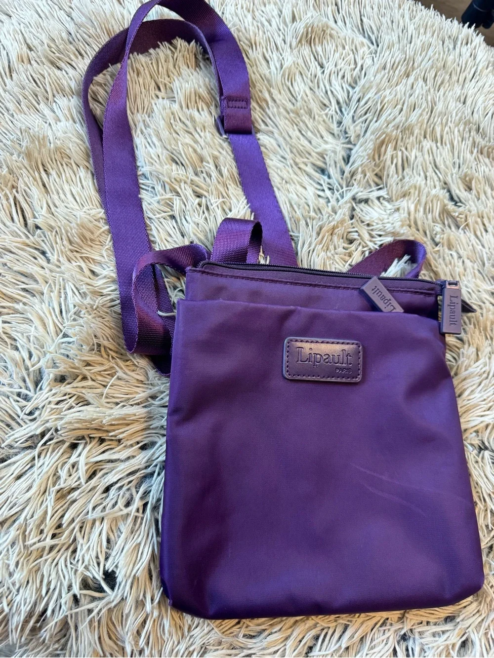 Paris Purple Crossbody Bag